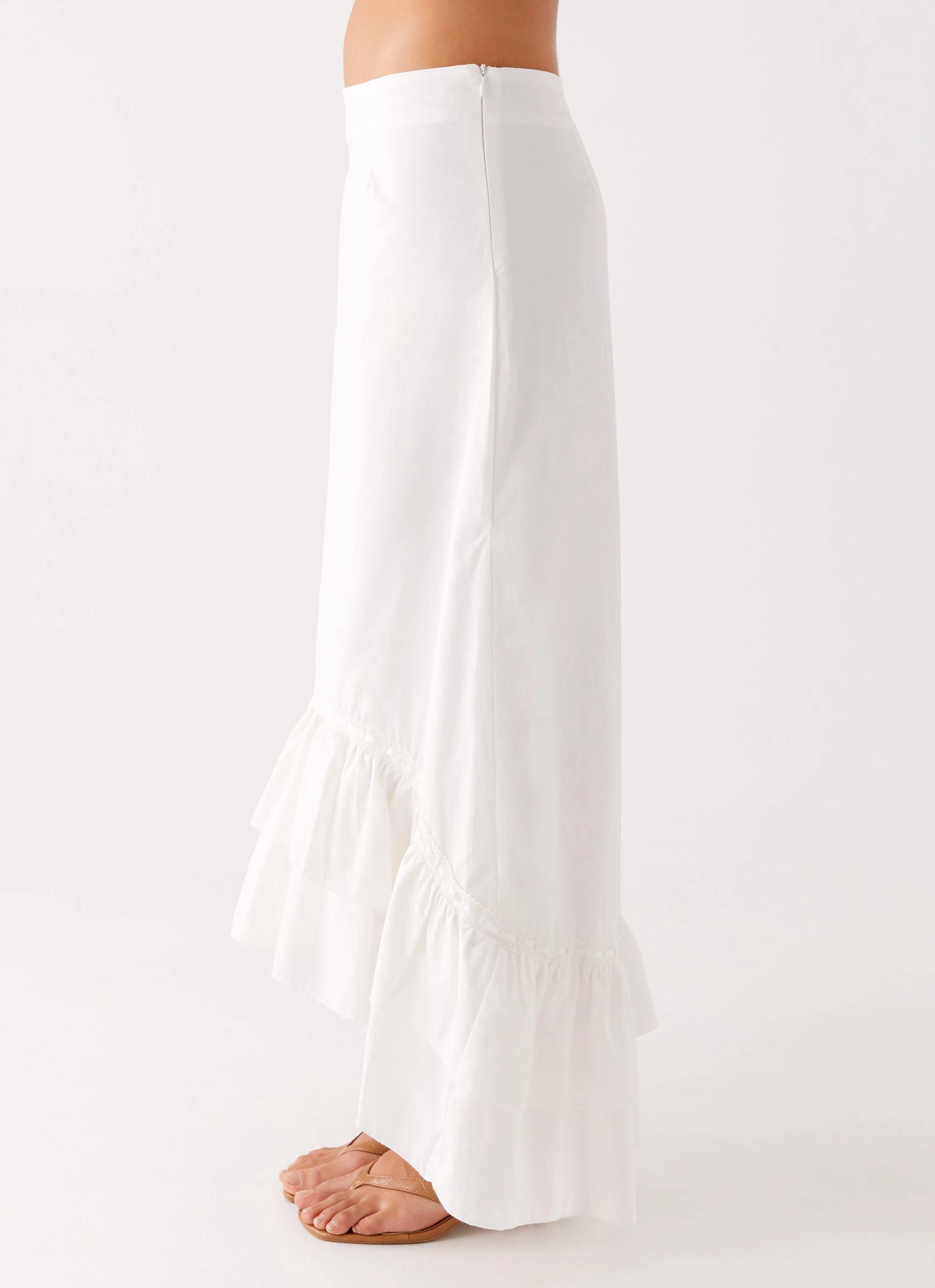 Alessandra Maxi Skirt - White