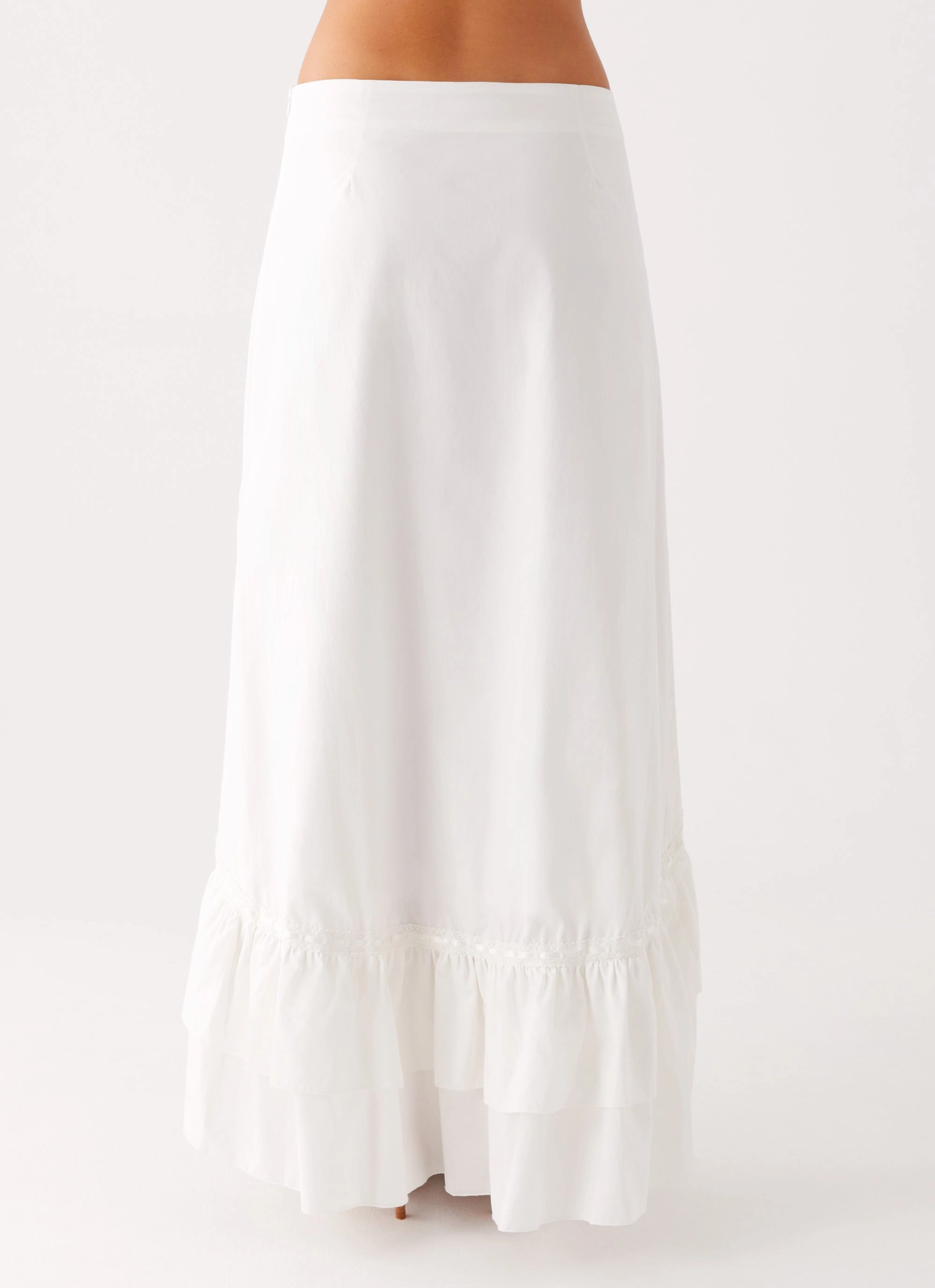 Alessandra Maxi Skirt - White