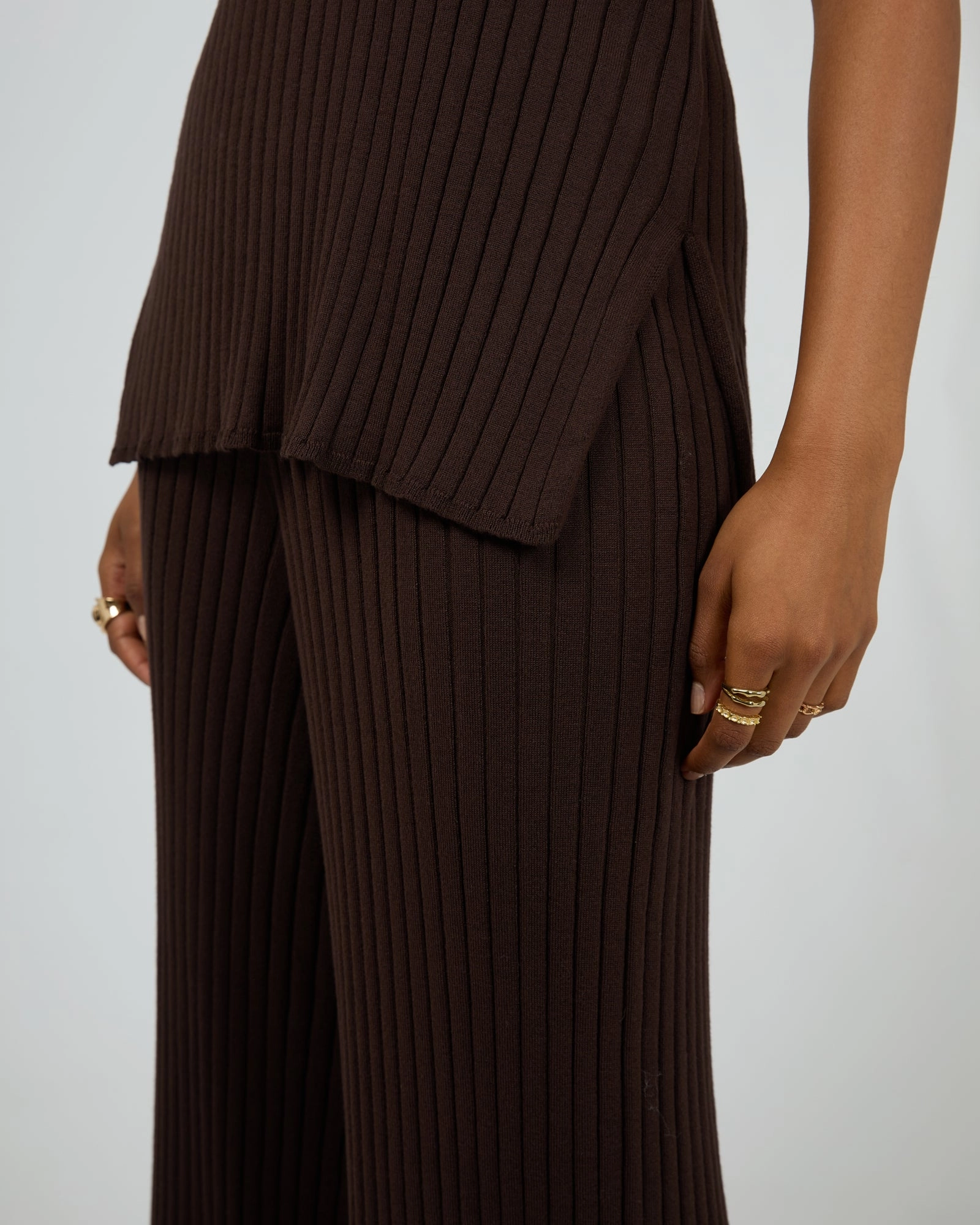All About Eve Bianca Knit Pant Brown