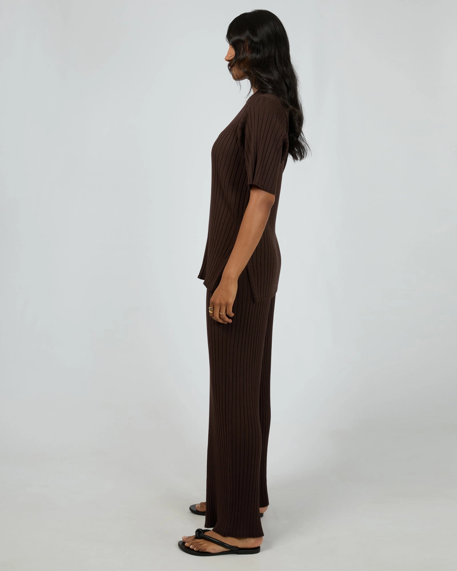 All About Eve Bianca Knit Pant Brown