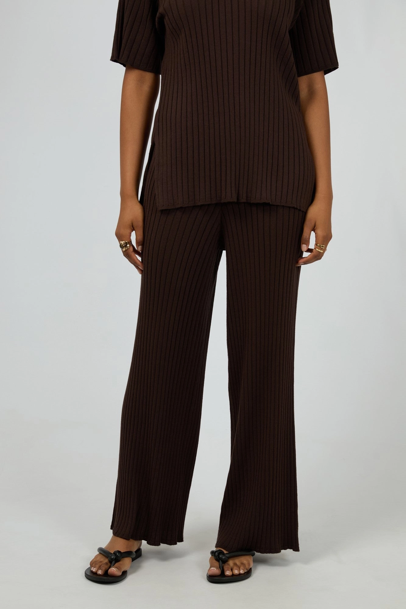 All About Eve Bianca Knit Pant Brown