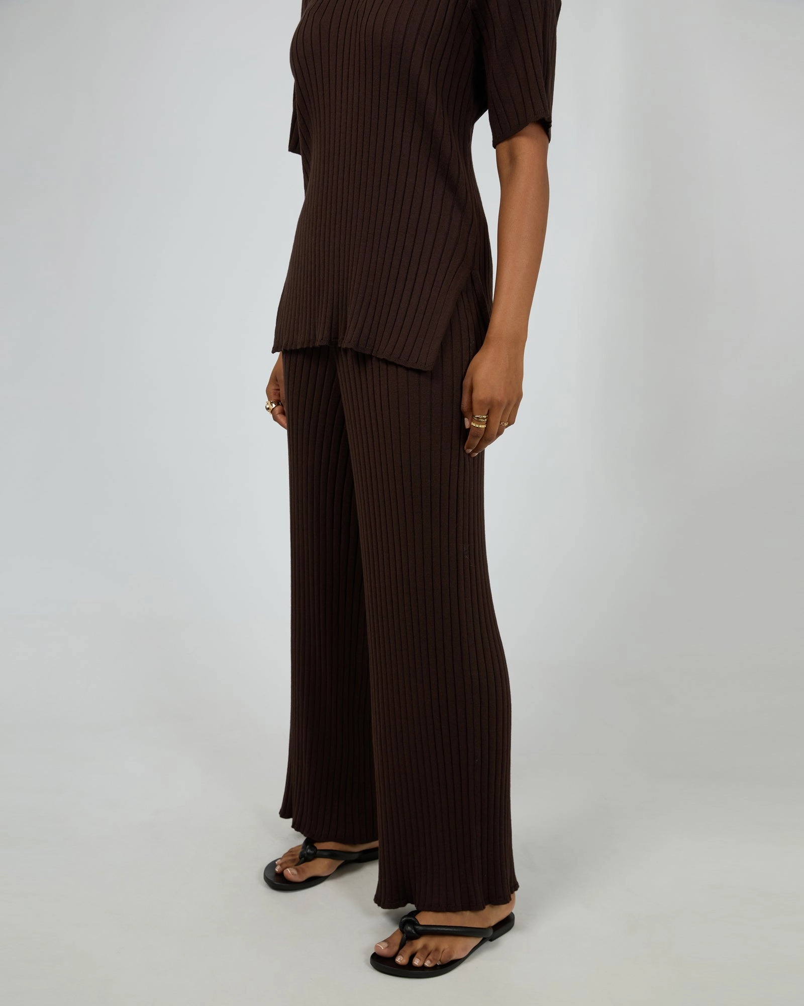 All About Eve Bianca Knit Pant Brown