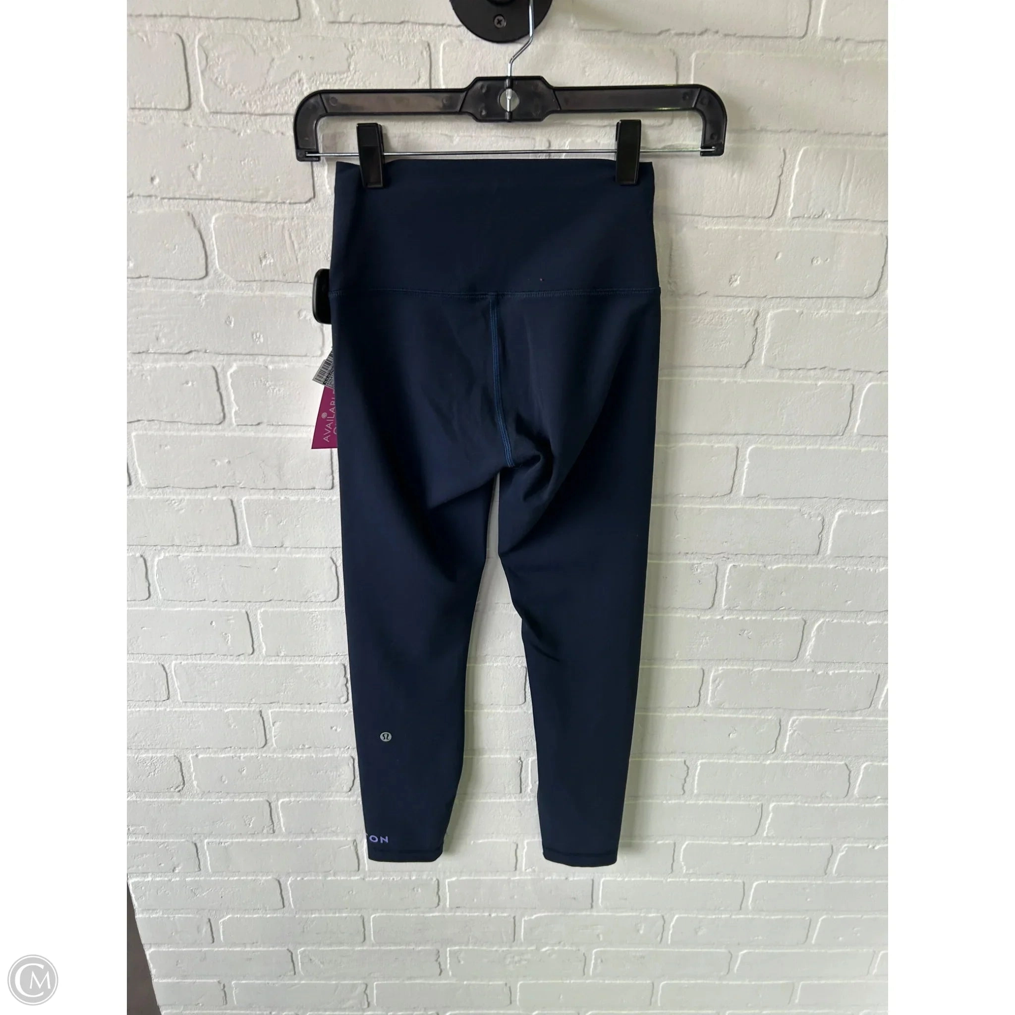 Athletic Leggings By Lululemon In Navy, Size: 4