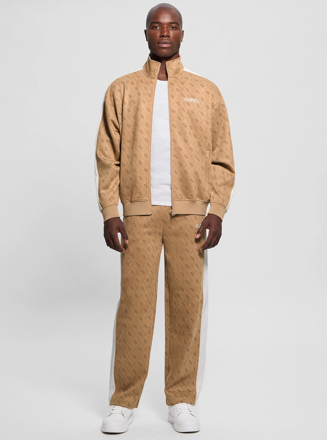 Beige Logo Mojo Pants