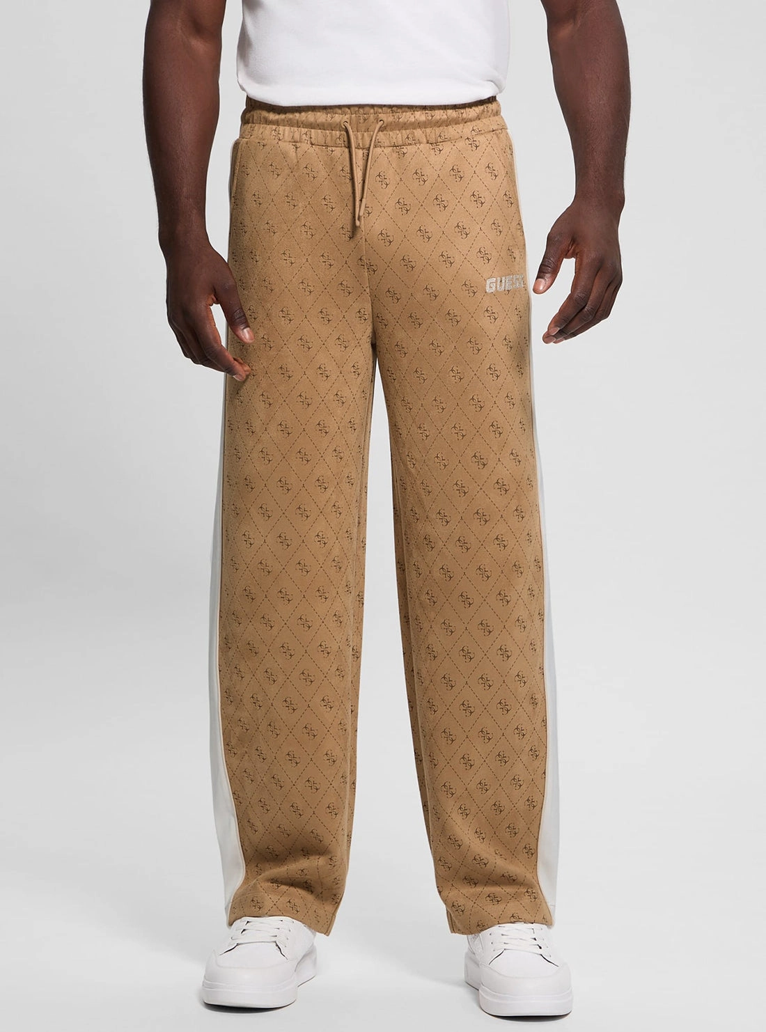 Beige Logo Mojo Pants