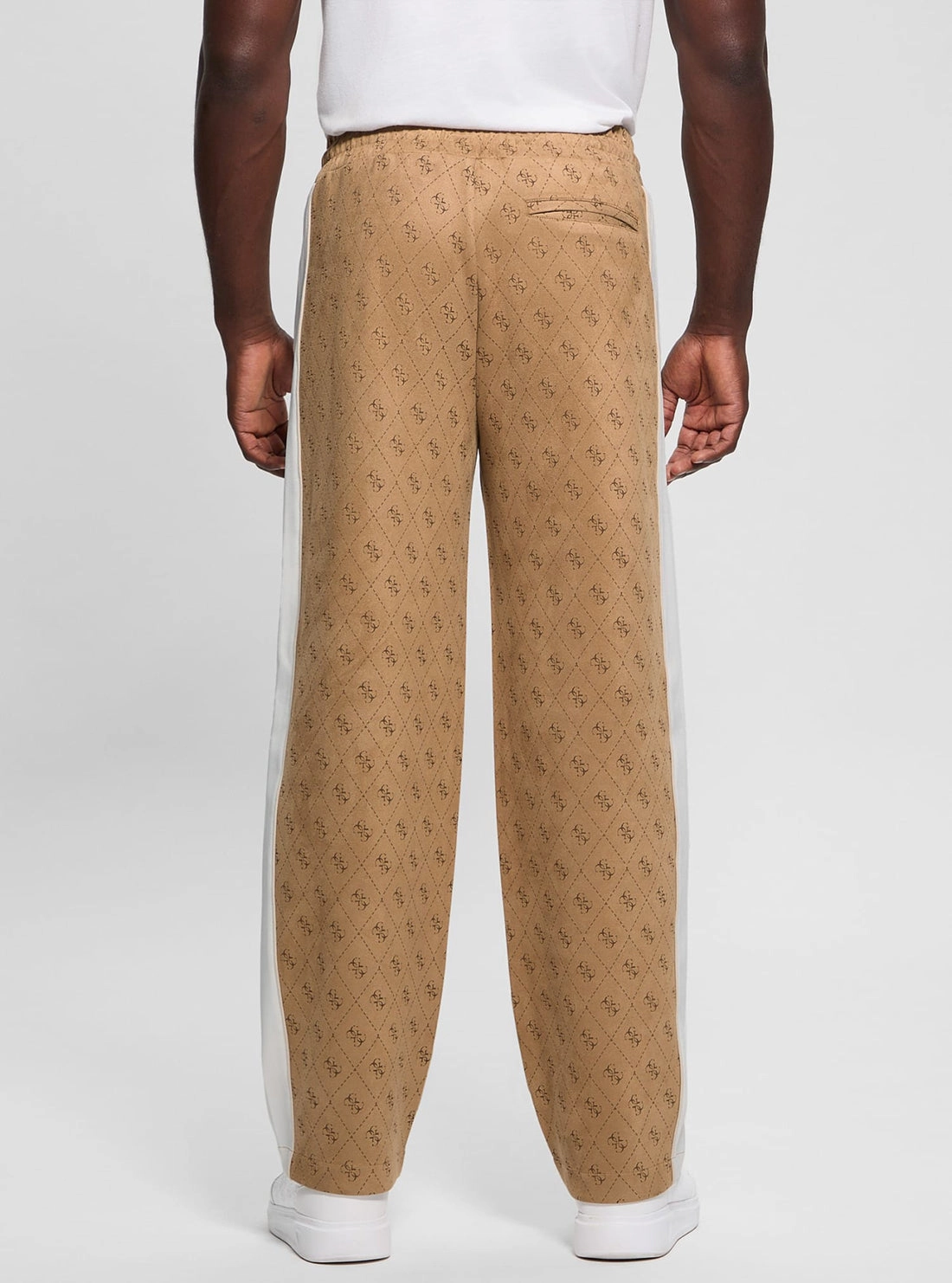 Beige Logo Mojo Pants