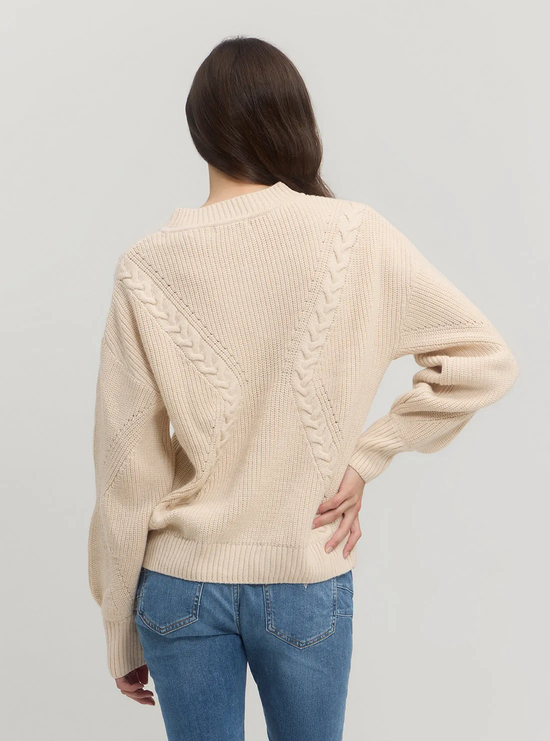 Beige Serena Knit Jumper