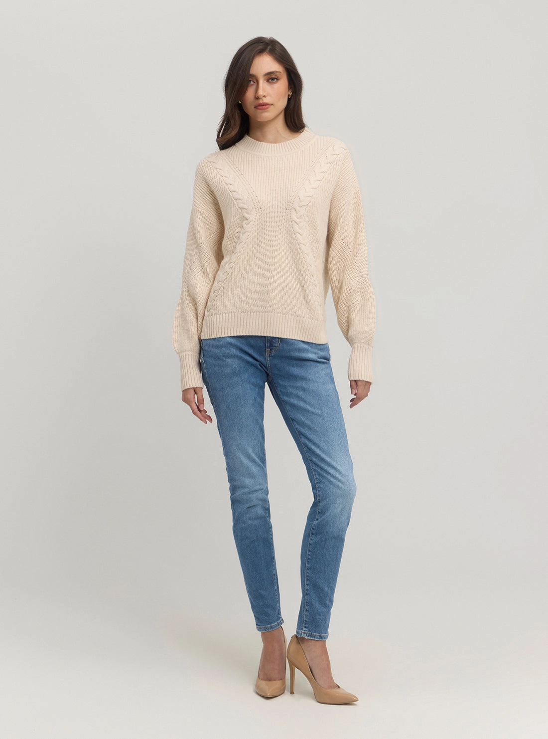 Beige Serena Knit Jumper