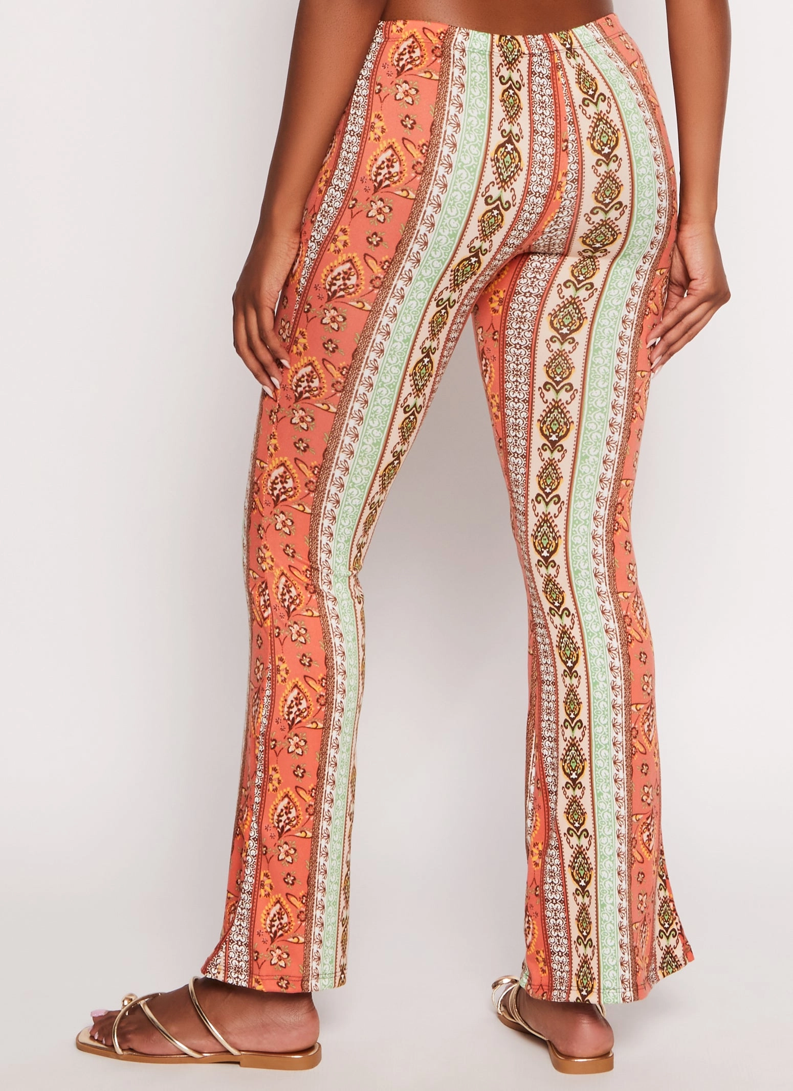 Border Boho Print Pants