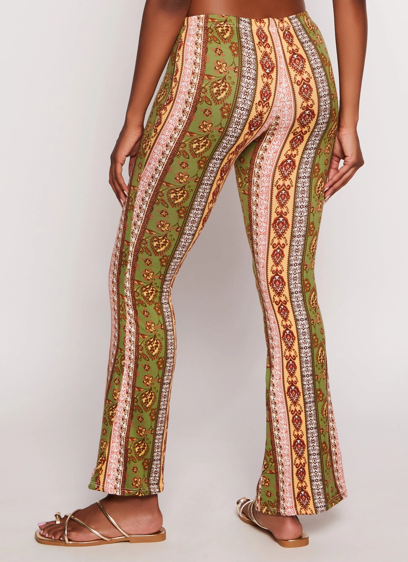 Border Boho Print Pants