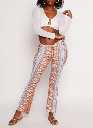 Border Boho Print Pants