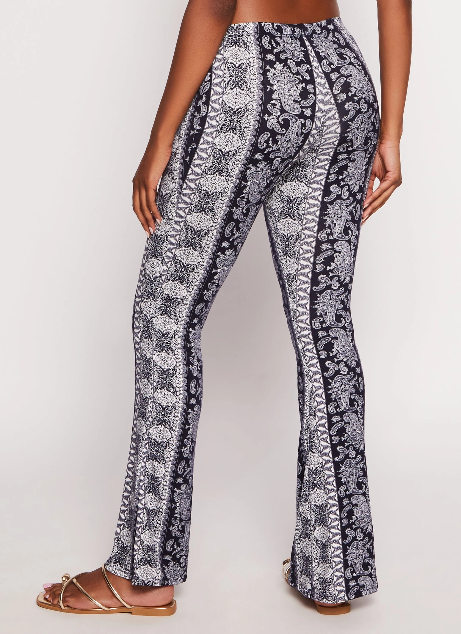 Border Boho Print Pants