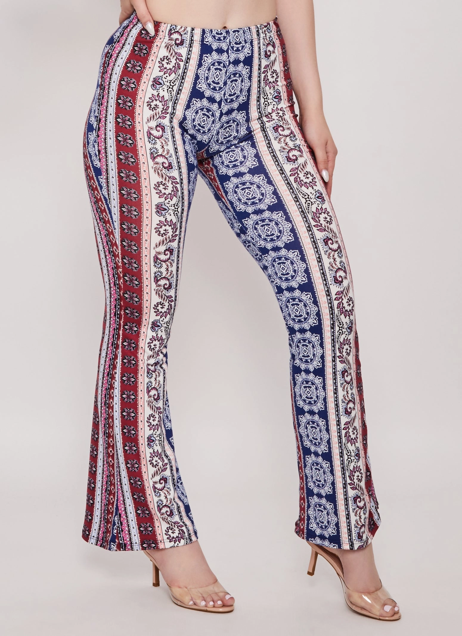 Border Boho Print Pants