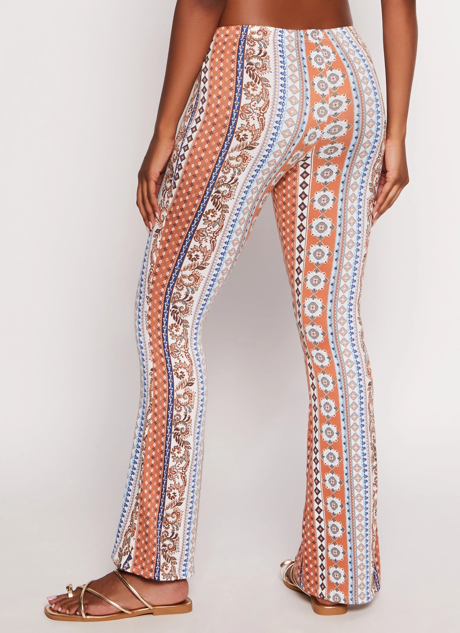 Border Boho Print Pants