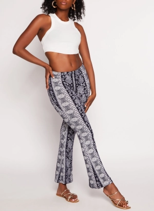 Border Boho Print Pants