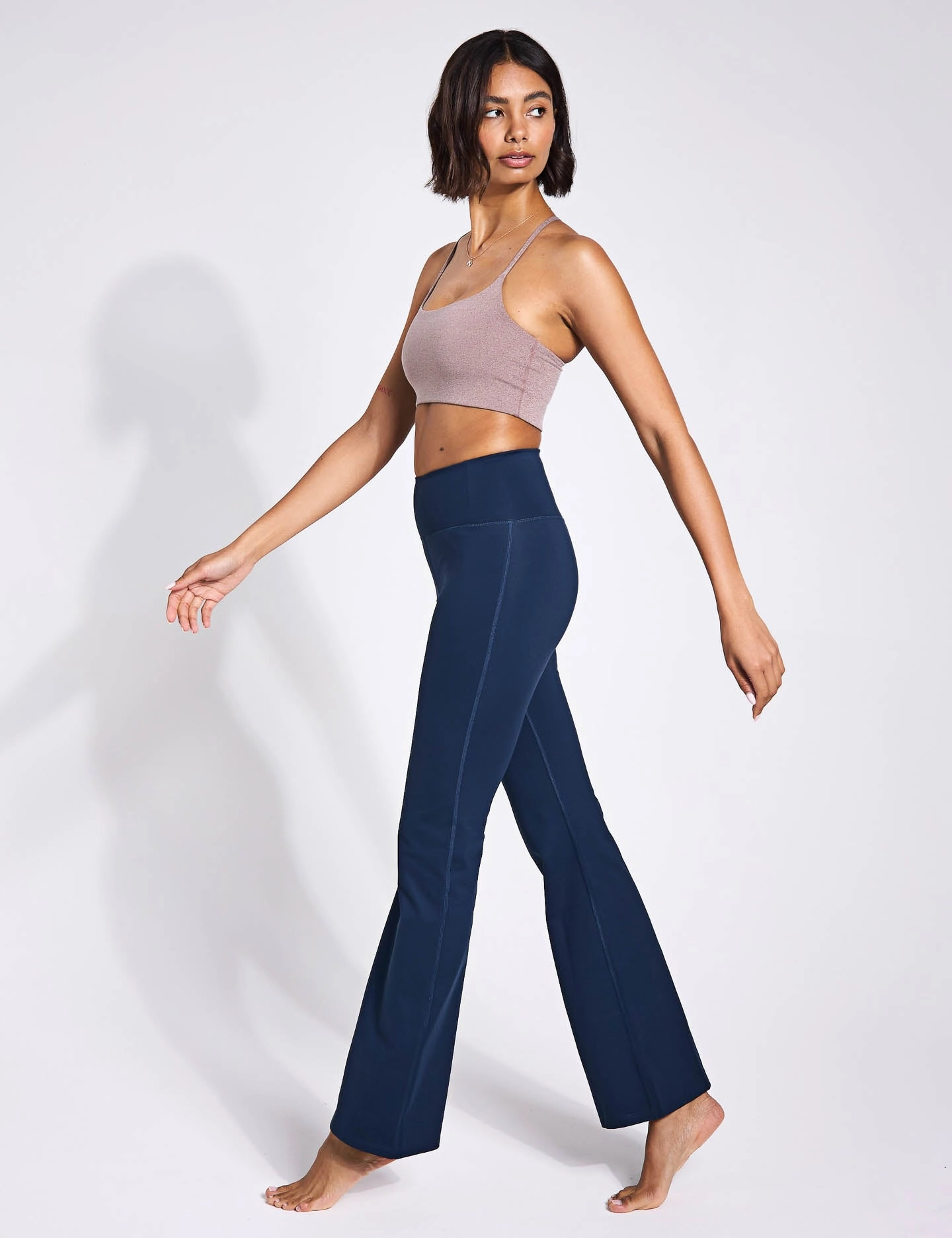 Compressive Flare Legging - Midnight