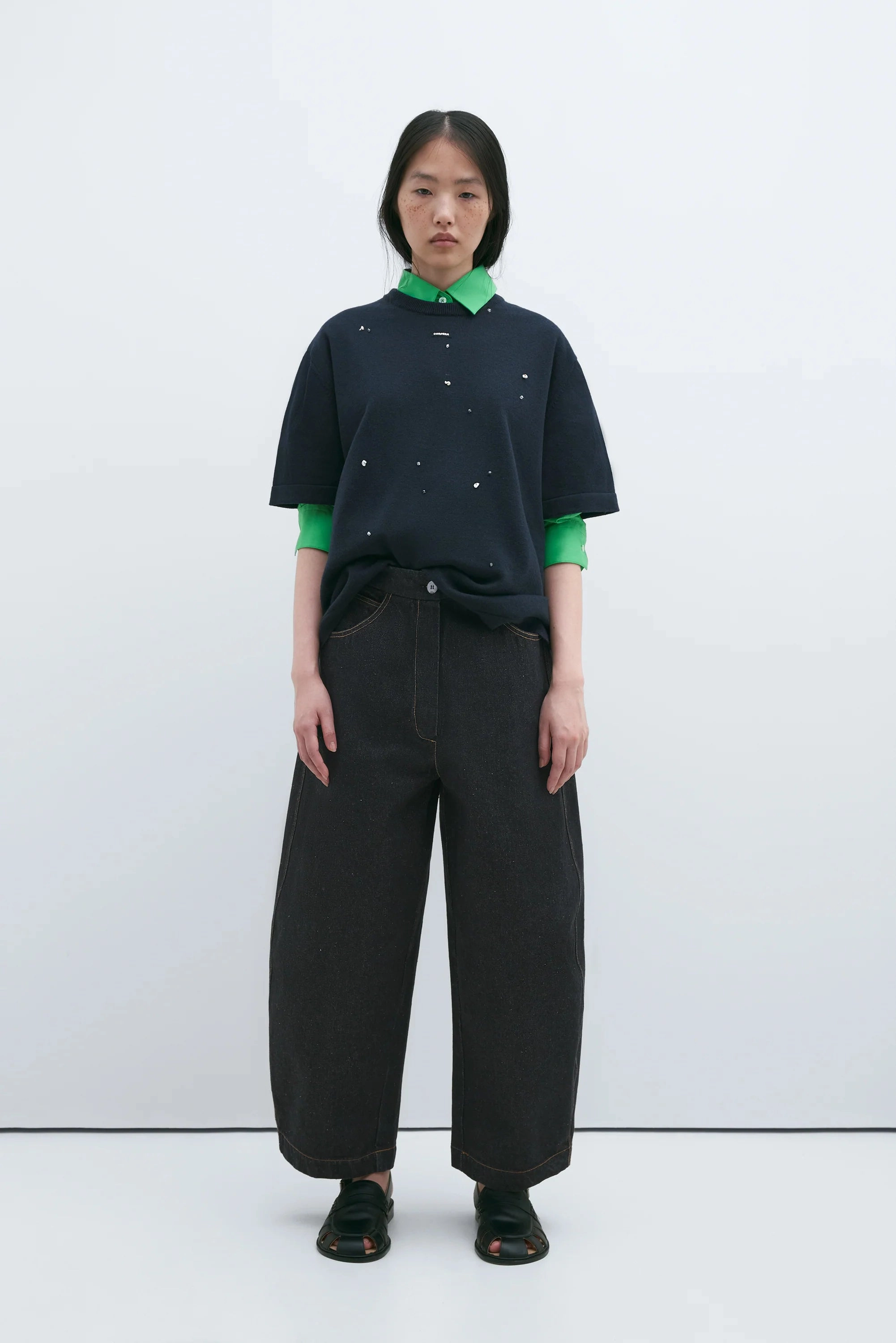 CORDERA - DENIM COURBÉ - NOIR - PS25