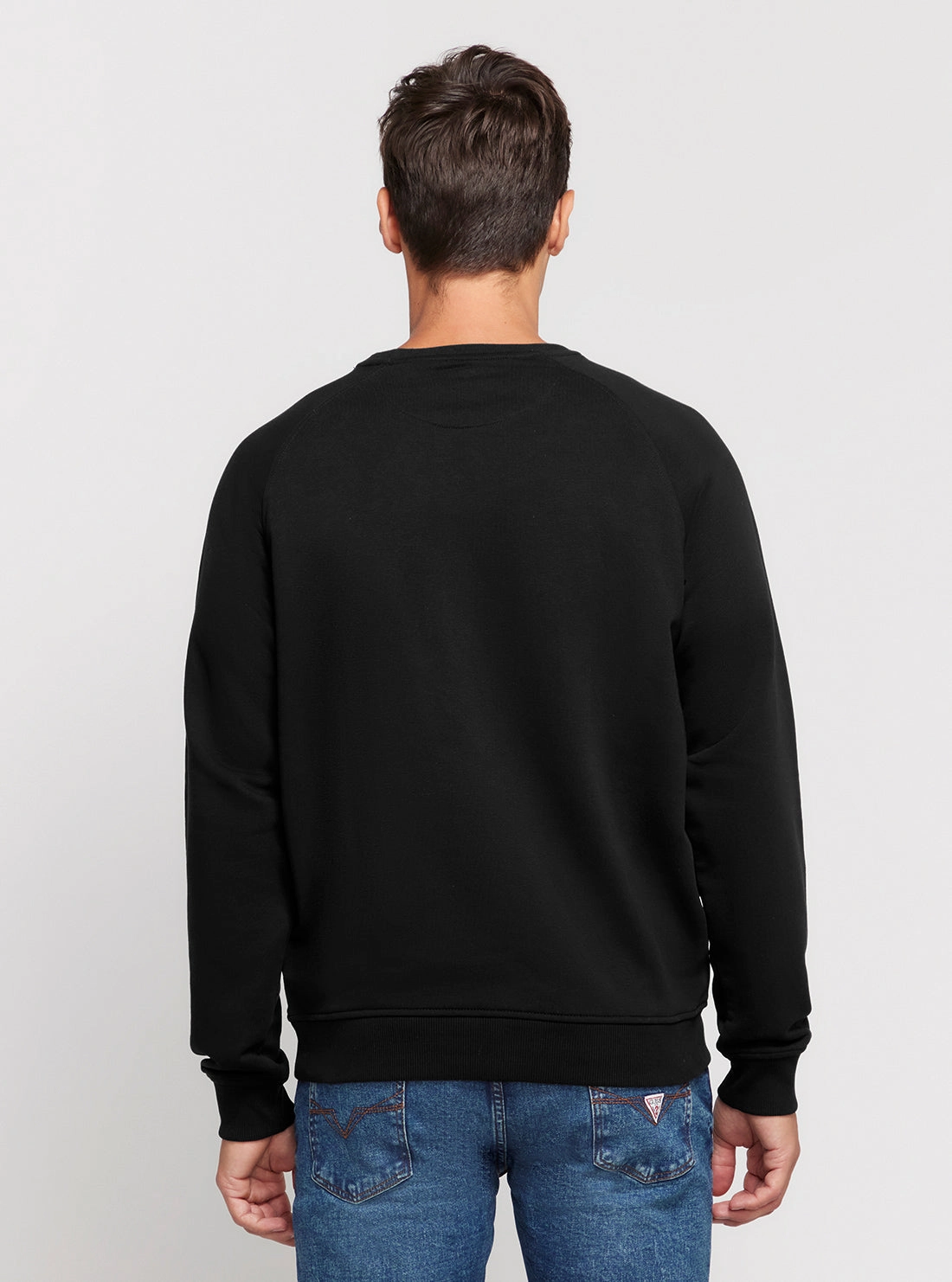 Eco Black Embroidered Jumper