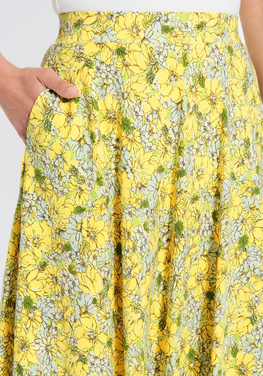 Excellence Attained Knit A-Line Skirt