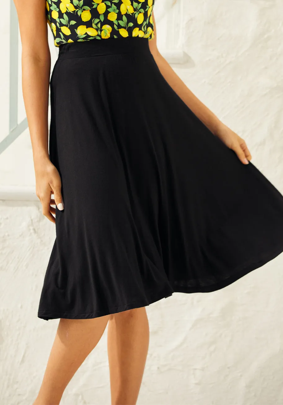 Excellence Attained Knit A-Line Skirt