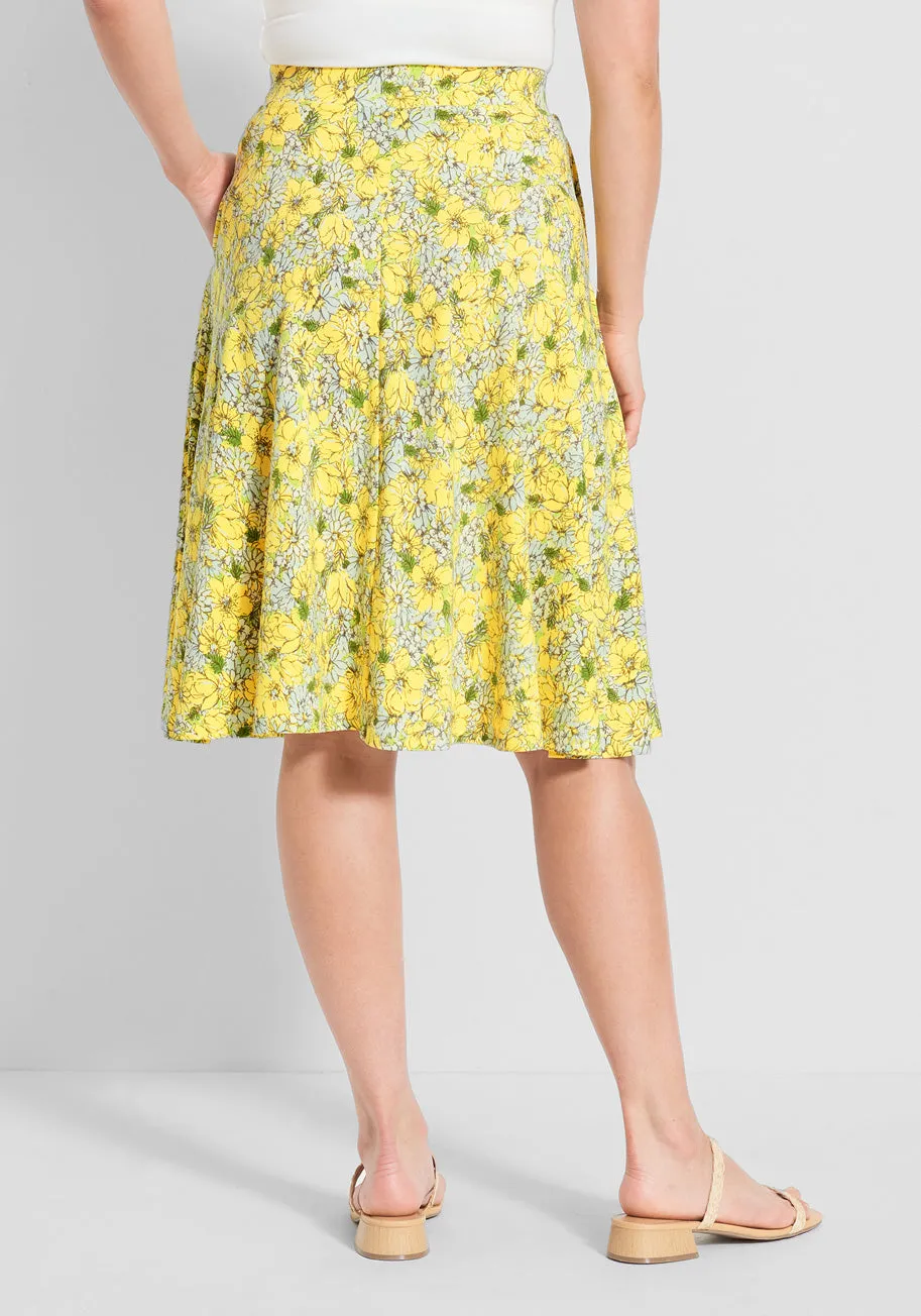 Excellence Attained Knit A-Line Skirt