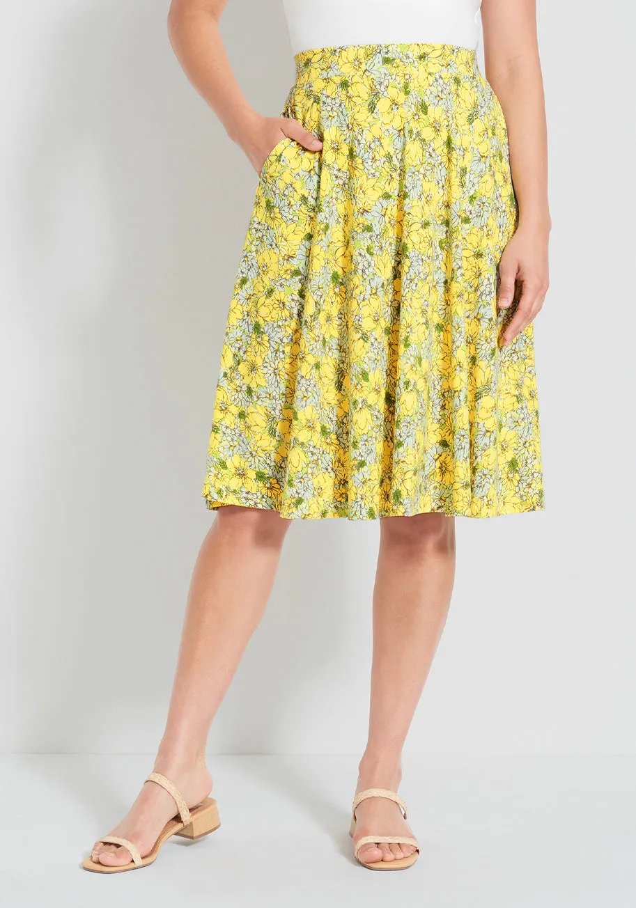 Excellence Attained Knit A-Line Skirt