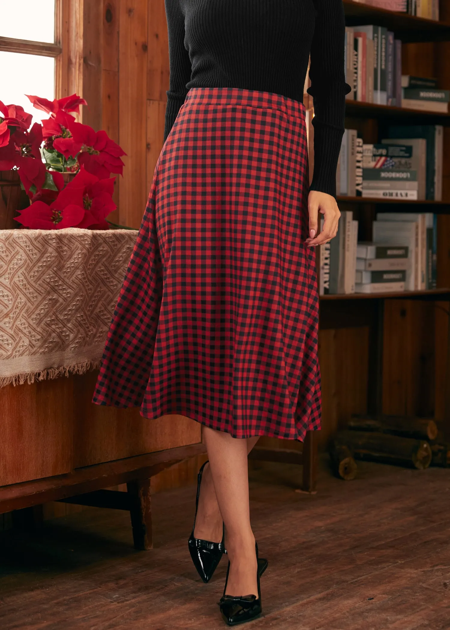 Excellence Attained Knit Midi Skirt
