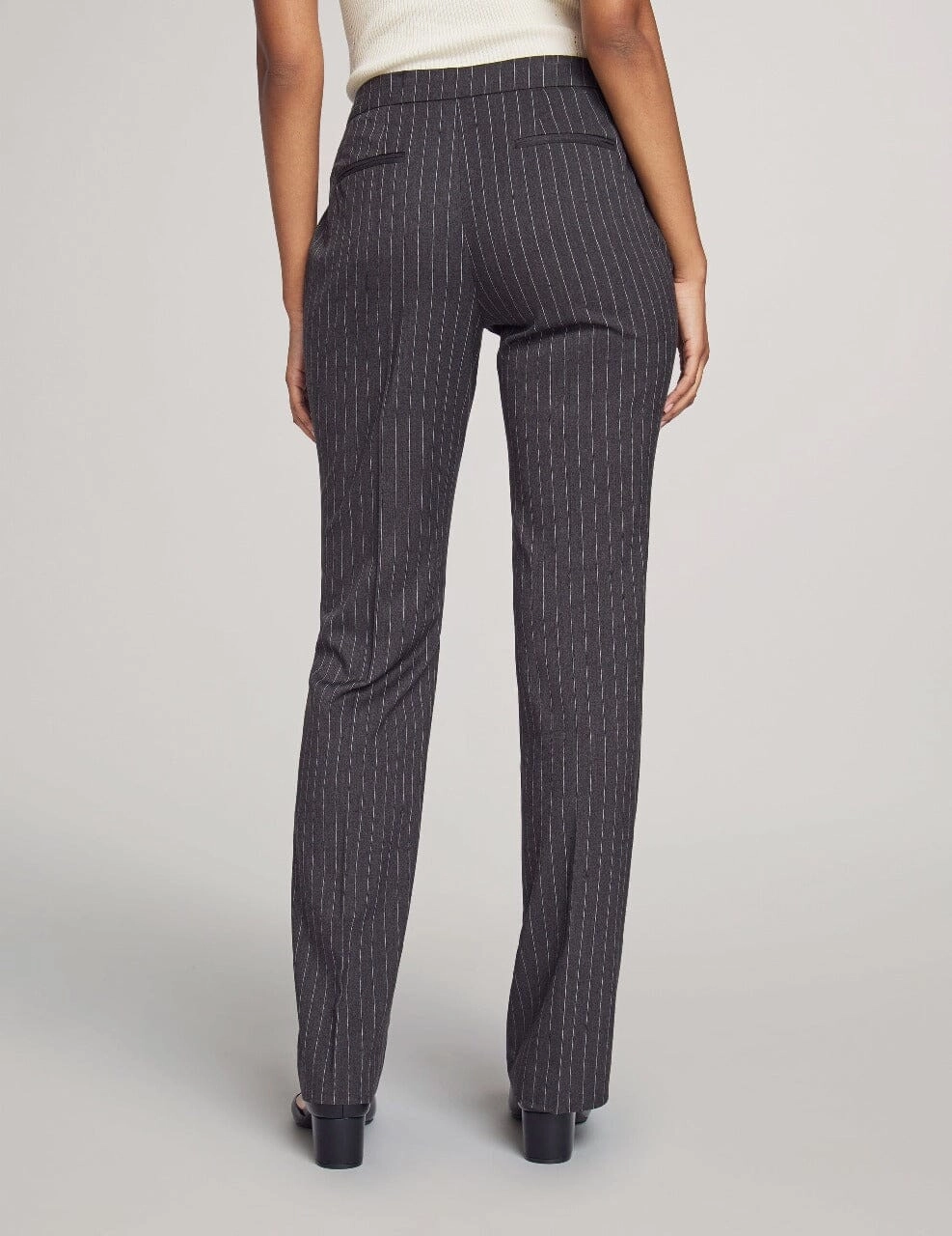 Executive Collection Pinstripe Two Button Jacket With Pant and Skirt- Sale