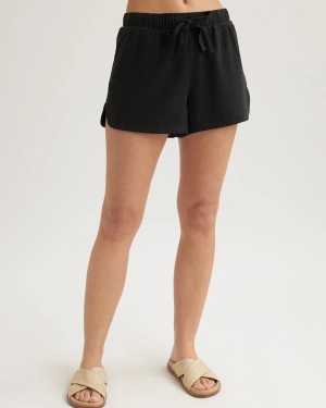 Flowy Dolphin Short - Vintage Black