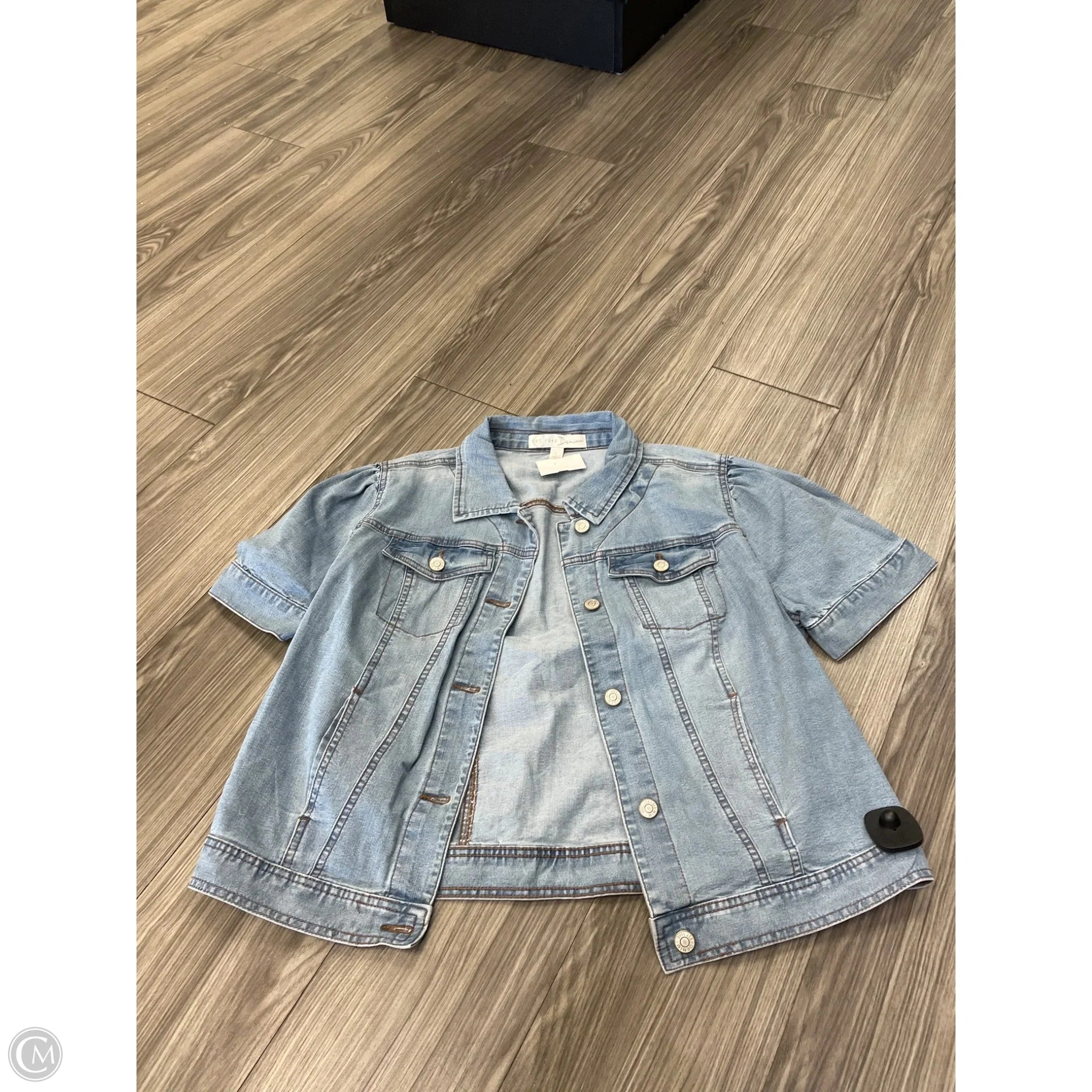 Jacket Denim By Cmc In Blue, Size: L