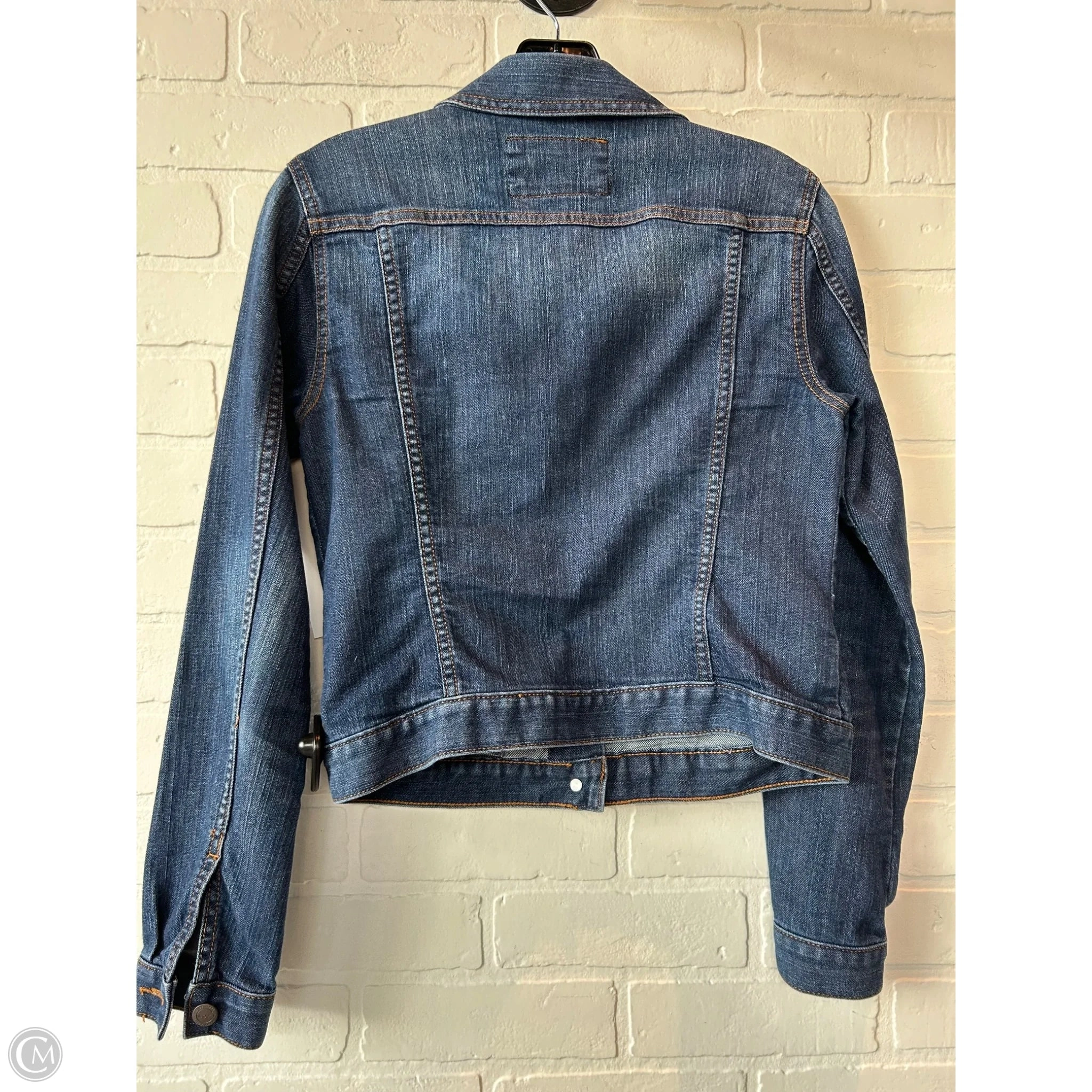 Jacket Denim By Loft In Blue Denim, Size: Xs