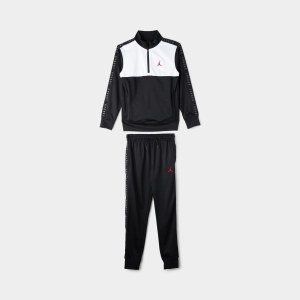 Jordan Junior Boys' Colourblock Tricot Jumpman Set / Black