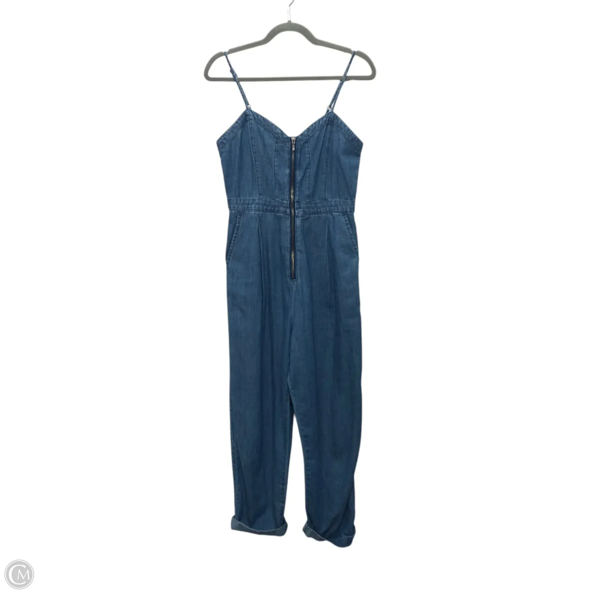Jumpsuit By Pilcro In Blue Denim, Size: 4p