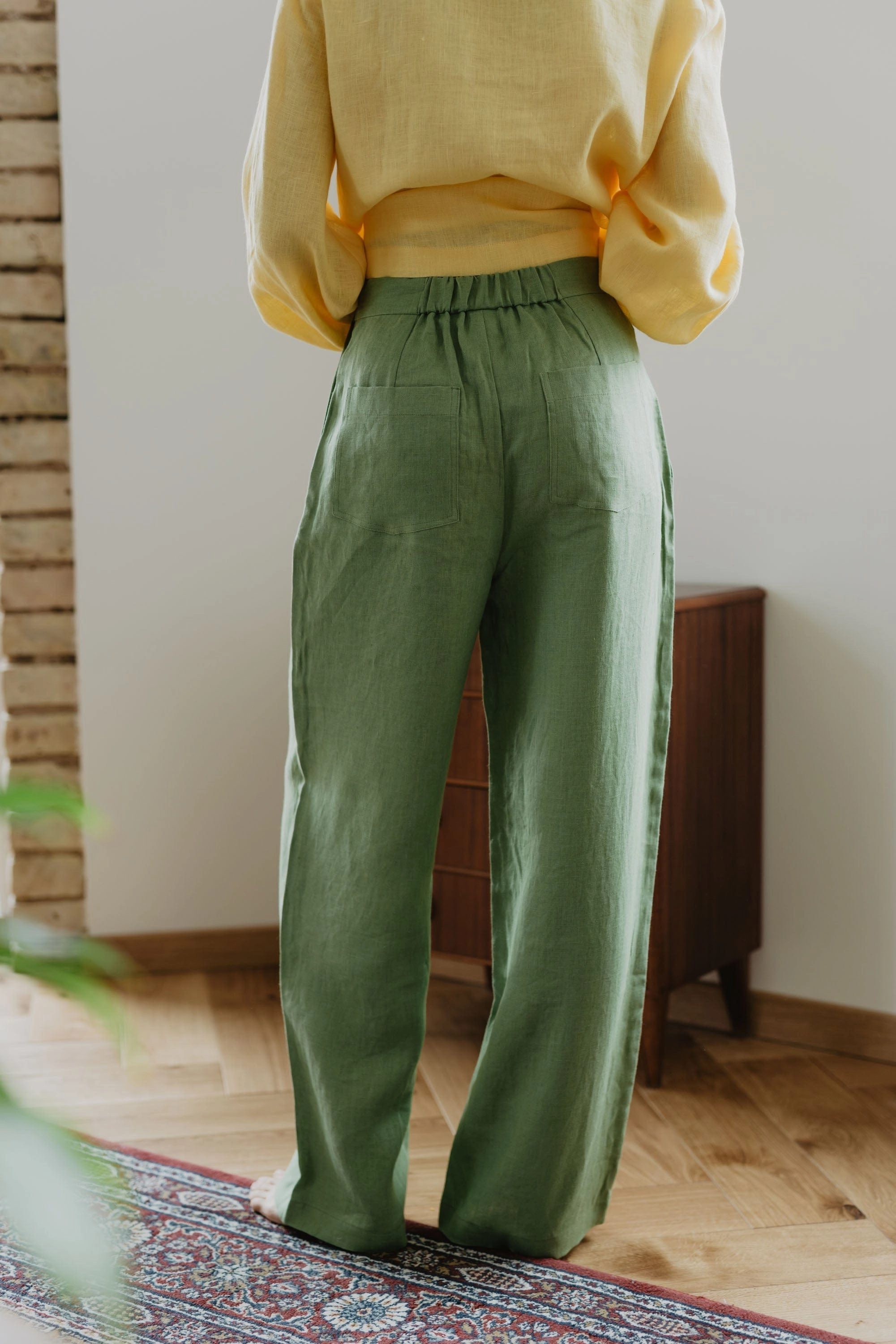 Klaipeda Women's Linen Trousers | Multiple Colours