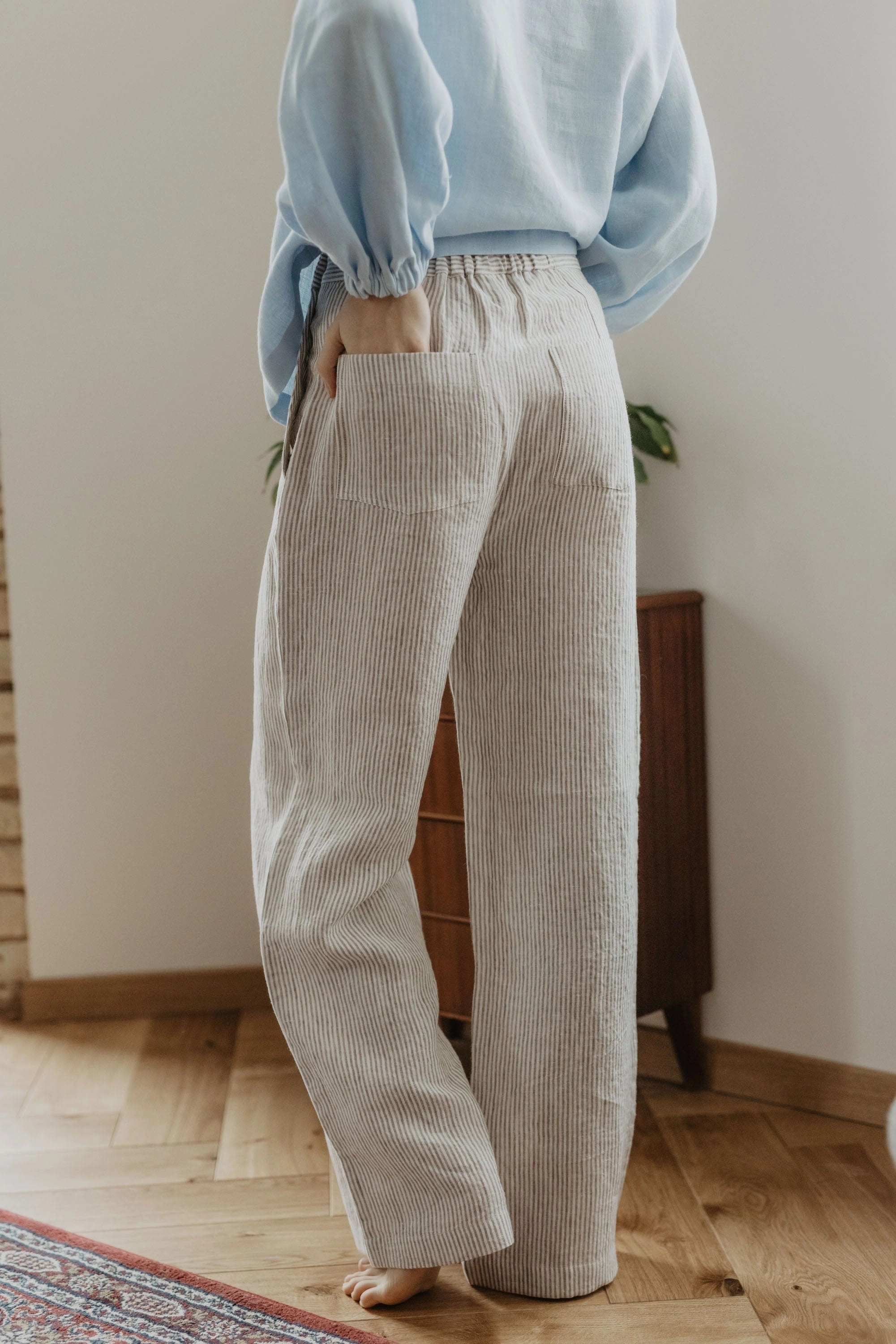 Klaipeda Women's Linen Trousers | Multiple Colours