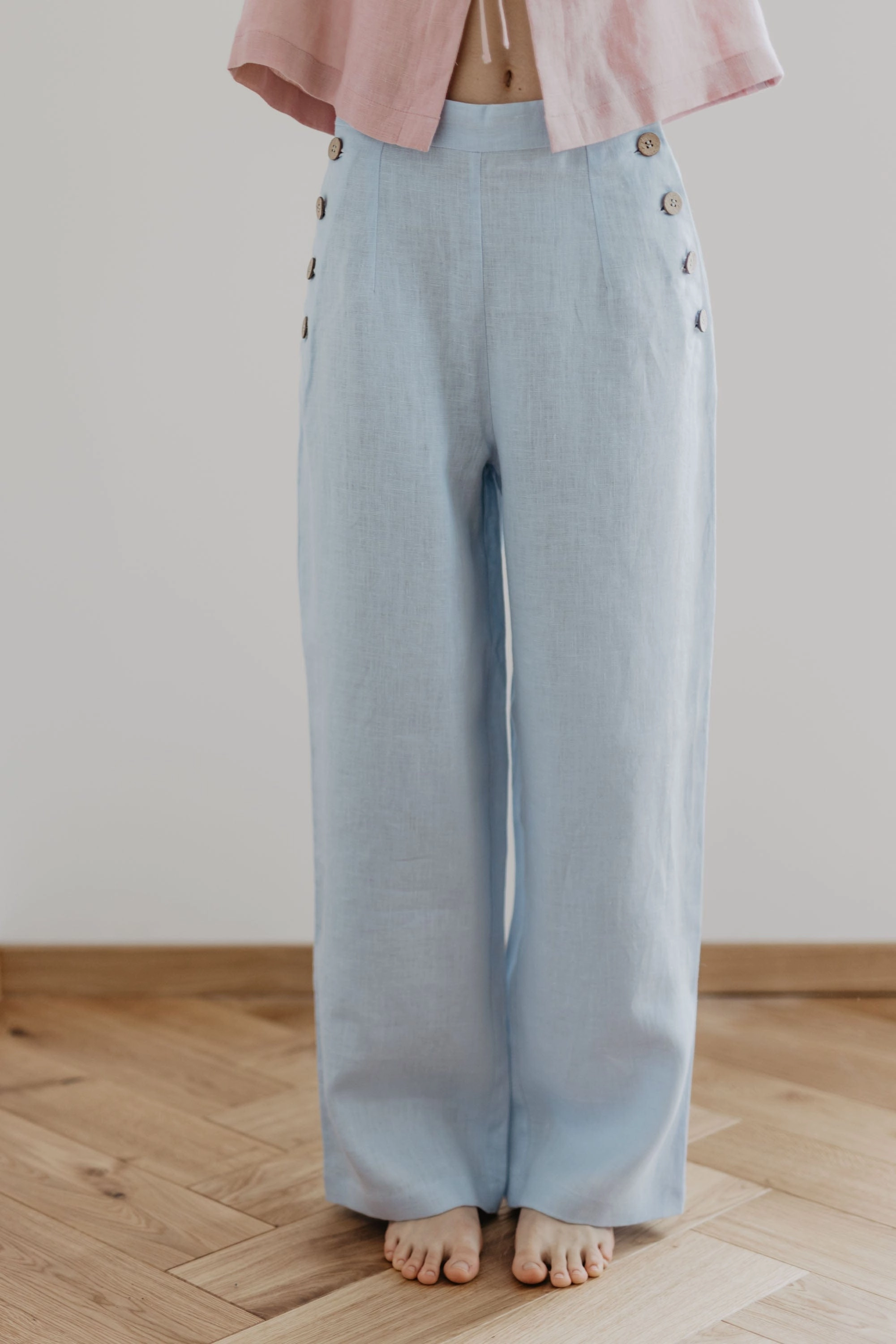 Klaipeda Women's Linen Trousers | Multiple Colours