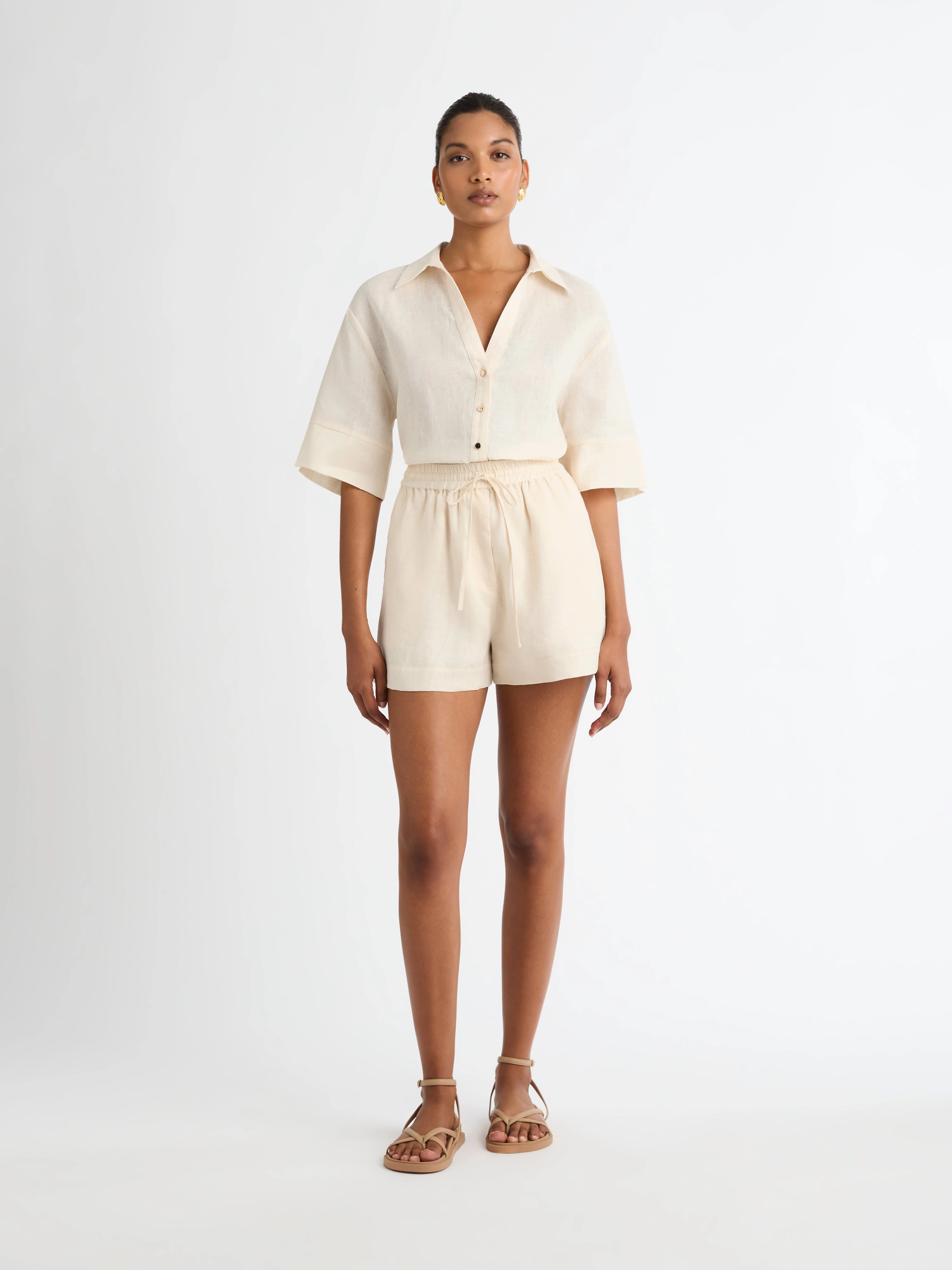 LEO LINEN SHORT