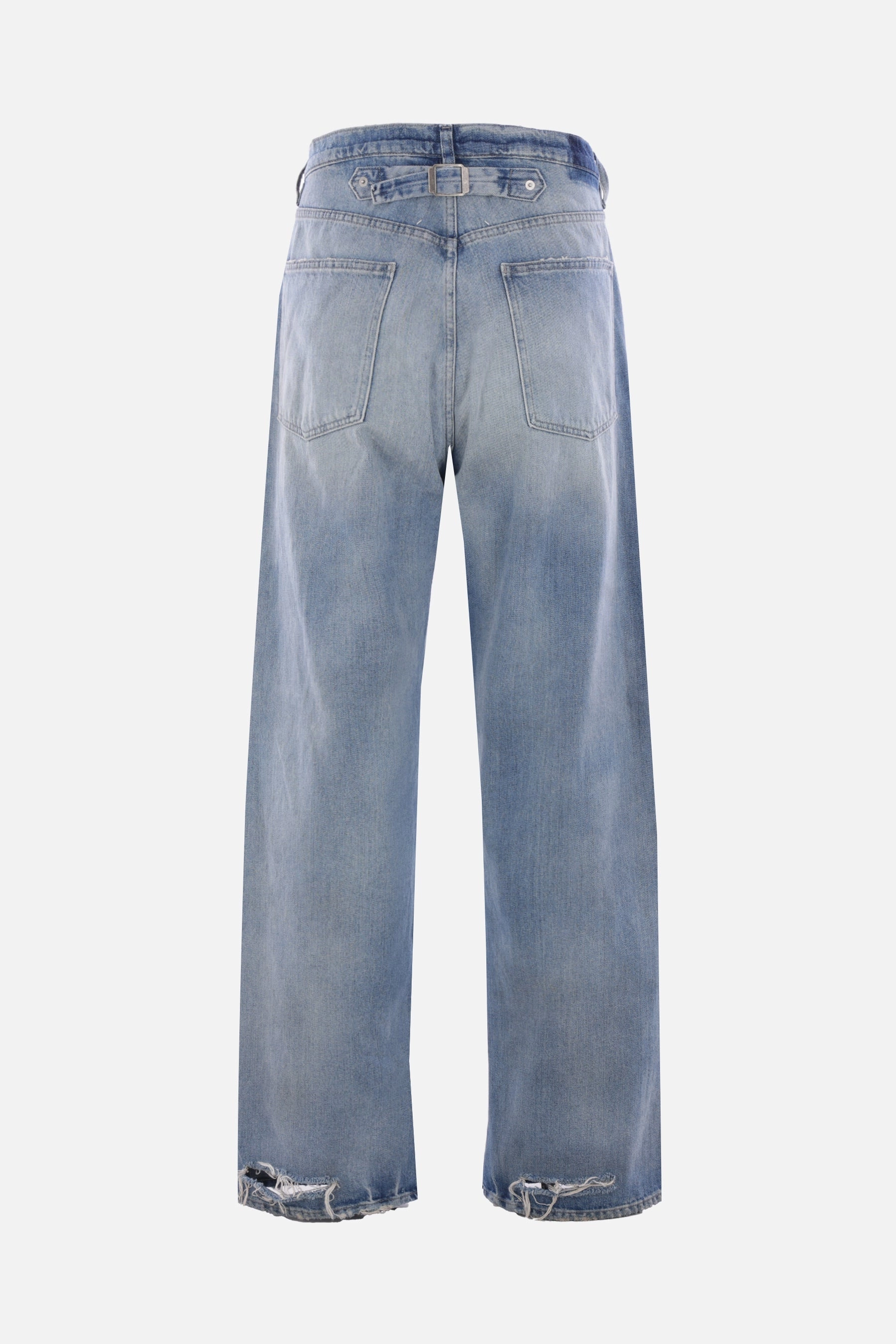 loose-fit jeans in denim with buckle