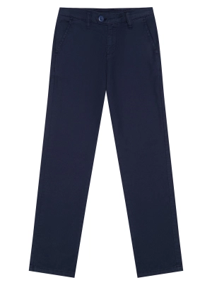 Navy Linen Jogger Chino Pants (2-7)