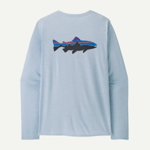 Patagonia Men's Long-Sleeved Capilene Cool Daily Graphic Shirt - Waters