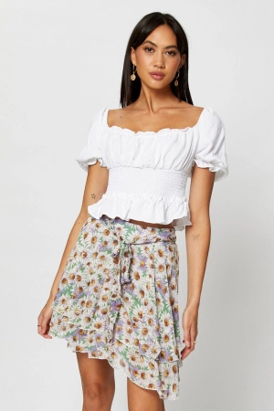 Print Skater Skirt