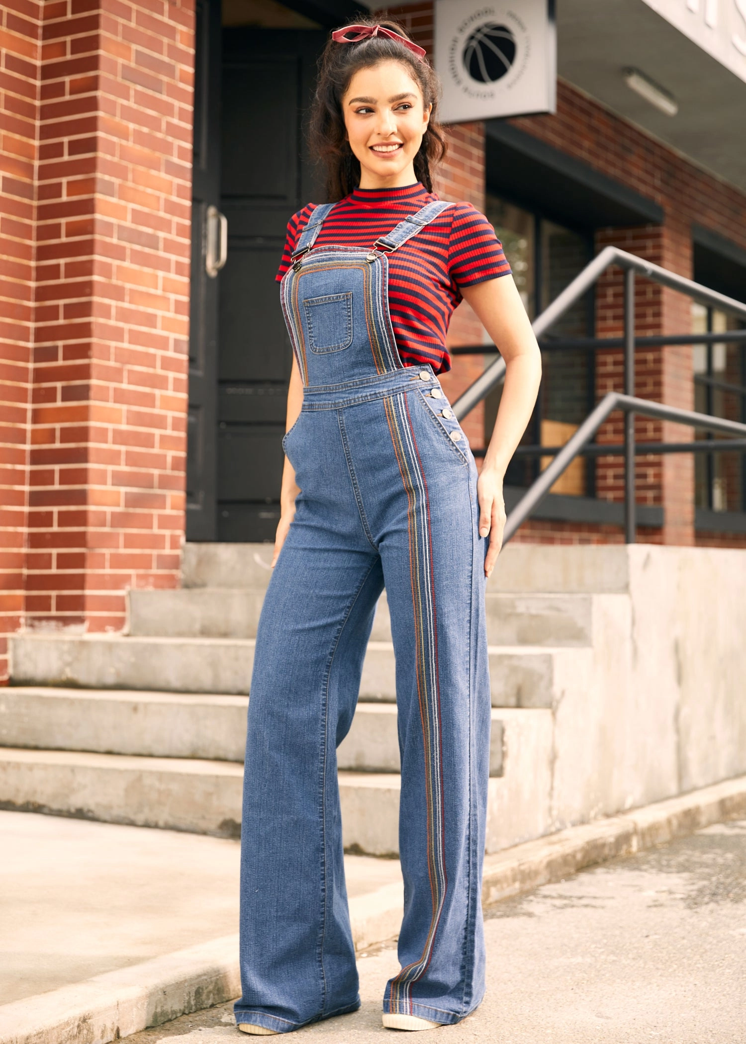 Rainbow With Me Overalls