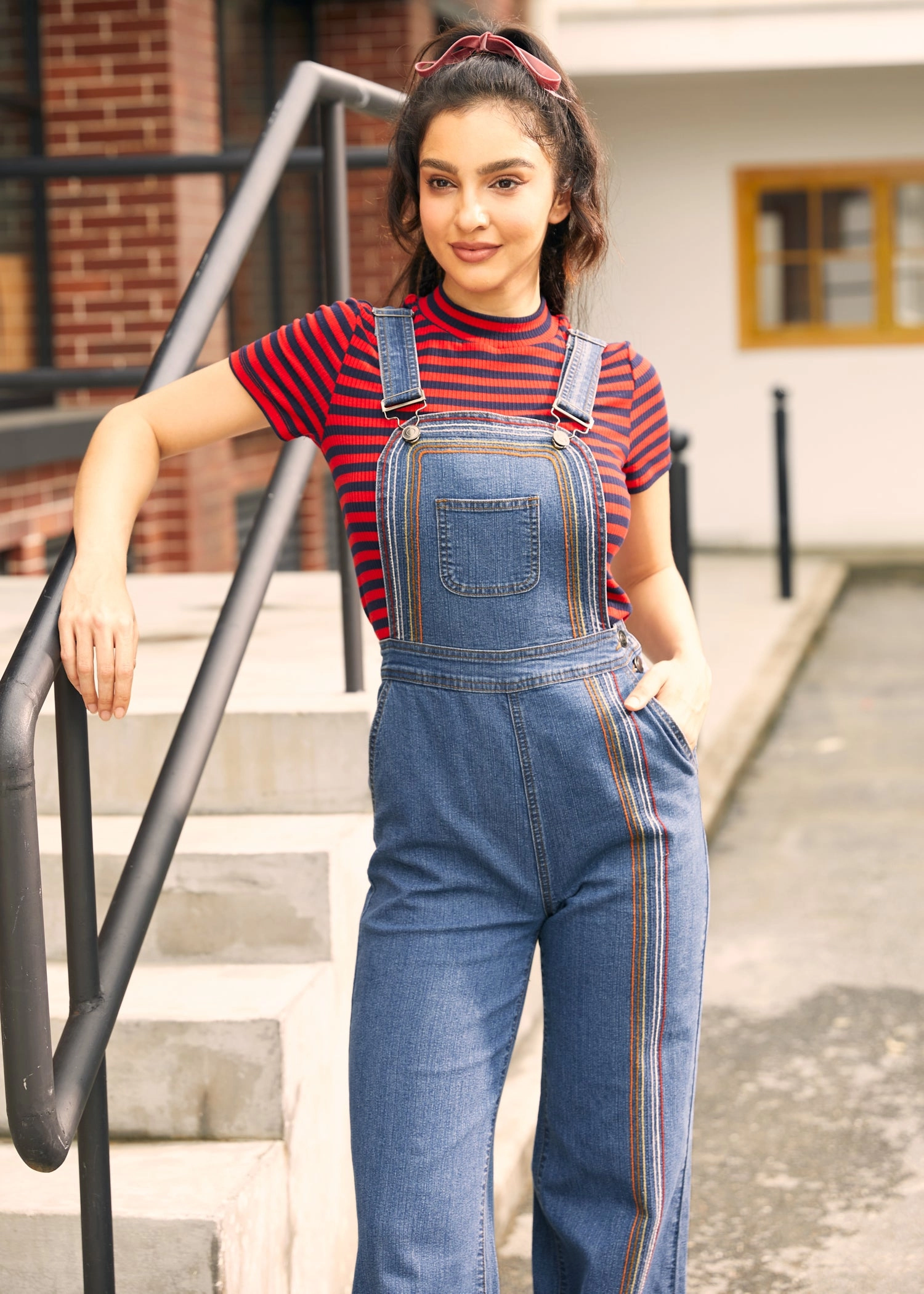 Rainbow With Me Overalls