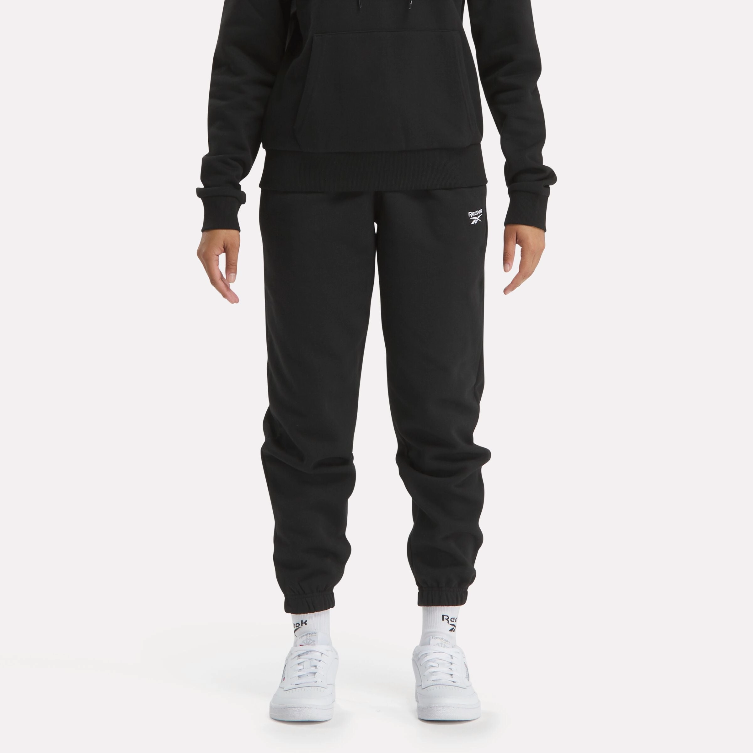 Reebok Identity Small Logo Fleece Joggers Black