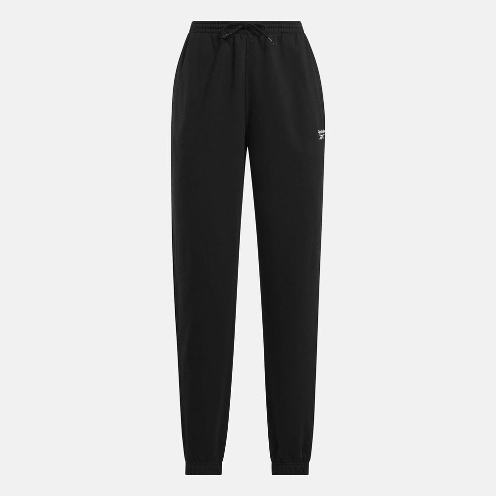 REEBOK WOMEN'S IDENTITY SMALL LOGO BLACK TRACKPANT