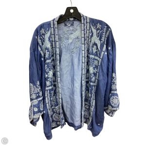 Shawl By Johnny Was In Blue Denim, Size: L
