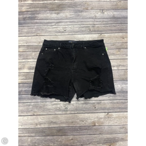 Shorts By Cme In Black Denim, Size: 16