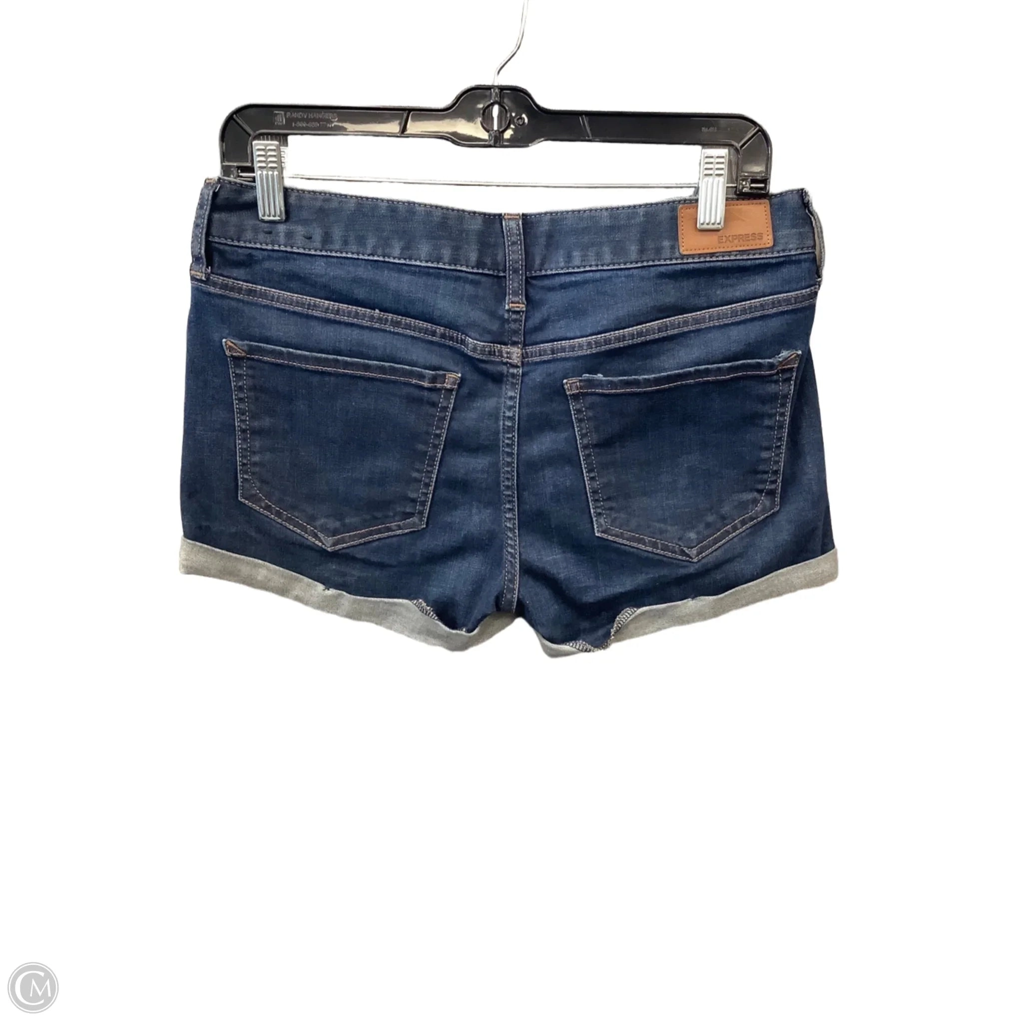 Shorts By Express In Blue Denim, Size: 4