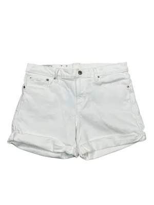 Shorts By Gap In White Denim, Size:M