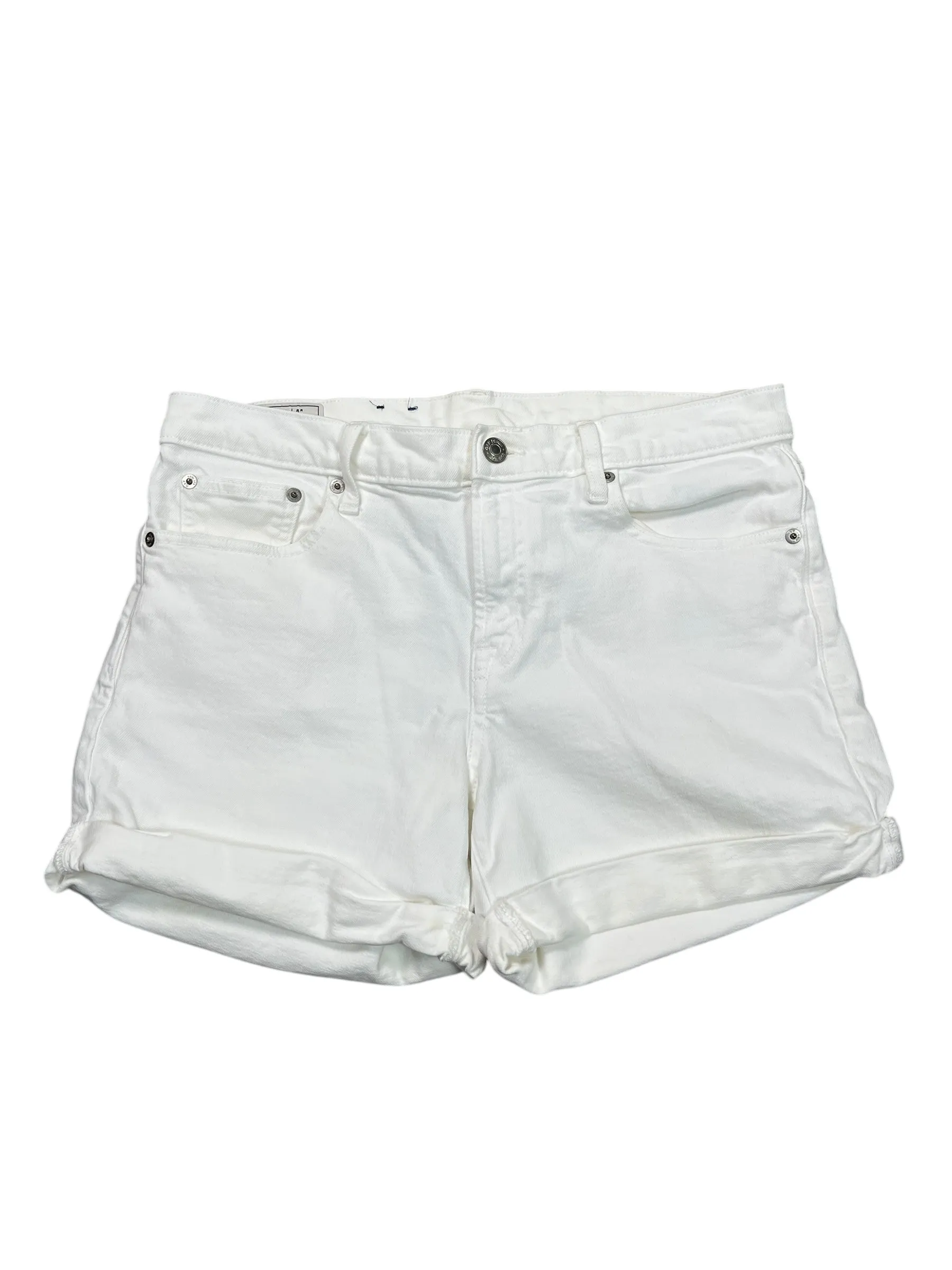 Shorts By Gap In White Denim, Size:M
